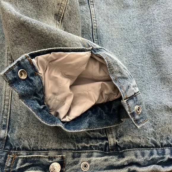 We the Free “Wild Ones” Sherpa-lined Trucker Jacket - Picture 6 of 6